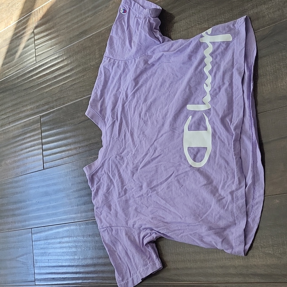 Champion purple crop top